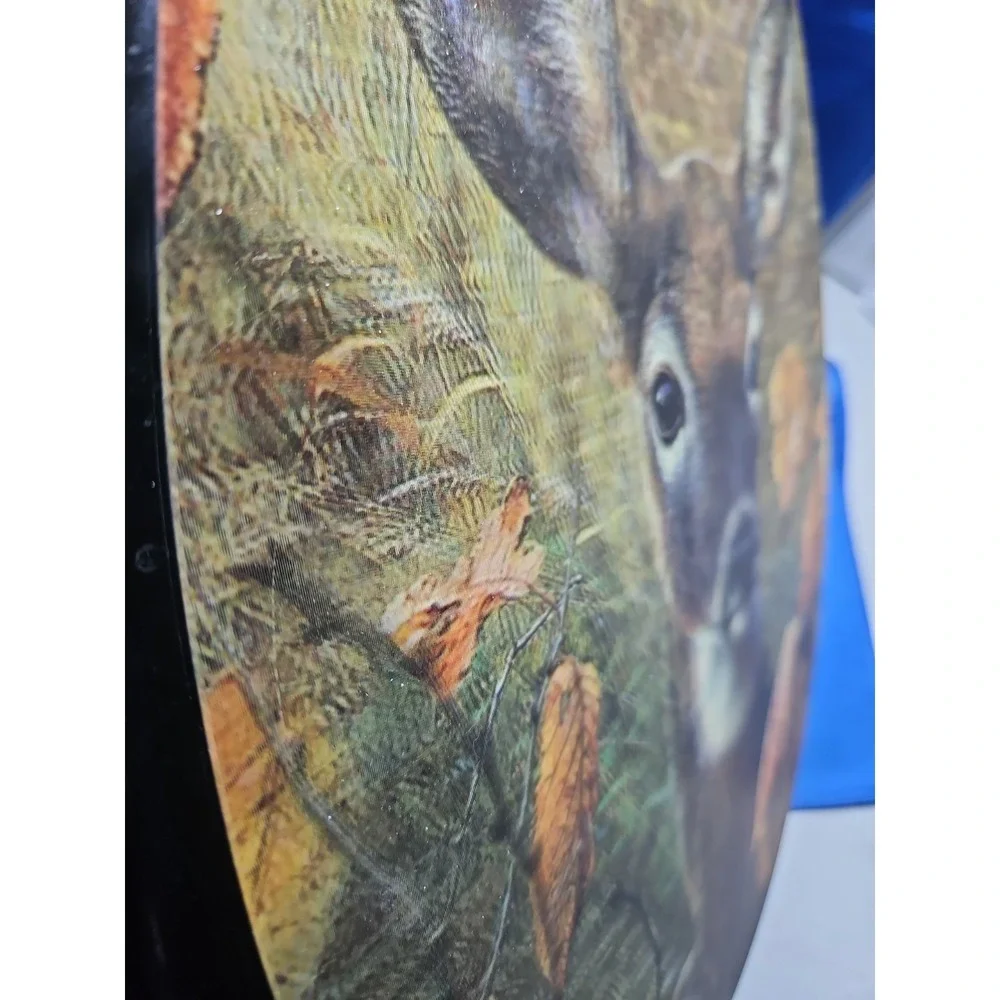 3D Holographic Deer Camo Toilet Seat Woodland Hunting Hunter Camp New Vintage